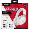 HP INC. HyperX Cloud III S Wireless White Gaming Headset WHT AX6G1AA