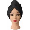 Kaptan Turban na vlasy vafle, čierny