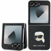 Puzdro Karl Lagerfeld PU Saffiano Monogram Karl Head Samsung Galaxy Z Flip 6 - čierne