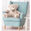 Dear Bear Plyšový medveď Amigo 90 cm - sivý Farba: Sivá, Veľkosť: 90 cm