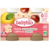 Babybio Jablko s gaštanovým pyré ovocný príkrm 2 x 130 g