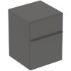 Geberit Smyle Square - Bočná skrinka, 2 zásuvky, lávová 500.357.JK.1