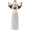 Anjel so srdcom 21 cm, porcelán