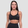 GymBeam Sportovní podprsenka String Essence Black S