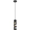 TRIO 364000132 STREAM závesné svietidlo D120mm 1xGU10 čierna matná