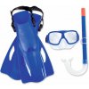 Súprava Bestway® 25019, Hydro-Swim Freestyle Snorkel, sada, šnorchlovacia, okuliare na potápanie s plutvami