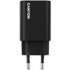 Canyon OnCharge 30CL, univerzálna cestovná nabíjačka do steny 1x USB-C, 30W PD, čierna CNE-CHA30CLB