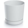 PROSPERPLAST Kvetináč TUBO P 14,8cm biely