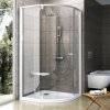 Ravak Pivot sprchovací kút 80x80 cm polkruhová biela lesklé/priehľadné sklo 37644101Z1