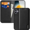 Puzdro DUX DUCIS Hivo pre Apple iPhone 17 - Kožené - Peňaženka - RFID - Čierne