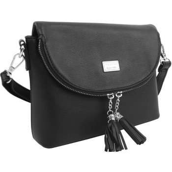 Tessra menšia crossbody dámska kabelka 5451-TS čierna