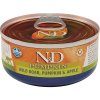 N&D Cat Pumpkin konzerva Adult Boar & Apple 70 g