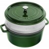 Staub Cocotte okrúhly hrniec s vložkou na varenie v pare 26 cm/5,2 l bazalka, 1133885