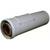 REGULUS A2001609 vsuvka 60/100mm, 330mm, s kontrolným otvorom, hliník/plech, biela