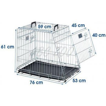 Savic Dog Residence Mobil Klietka 76 x 53 x 61 cm