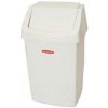 Odpadkový kôš, s výklopným vekom, 25 l, CURVER Click-it biely