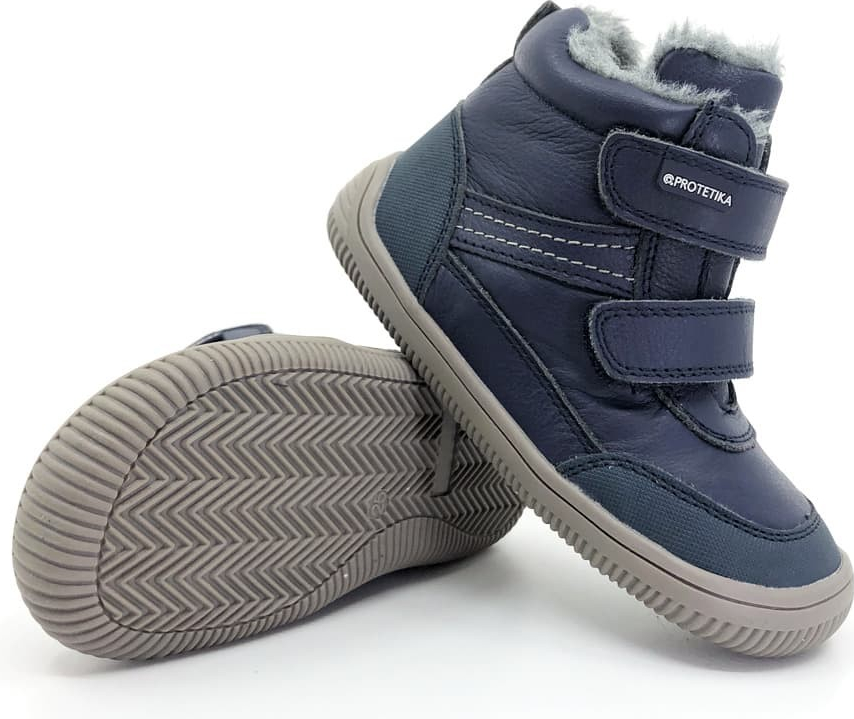 Protetika chlapčenské zimné topánky Barefoot TYREL MARINE modré od 54,14 €  - Heureka.sk