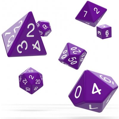 Oakie Doakie Dice RPG Set SolidPurple Kocka Set 7