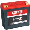 BS-BATTERY Lítiová motocyklová batéria BSLI-10 MAX (12,8V 15Ah 180Wh, 750A) – 360116 (BSLi-10 Max - LiFePO4 12,8V 15Ah (180Wh) • Ultraľahká štartovacia batéria s indikátorom, 750 A (CCA), rozmery 175