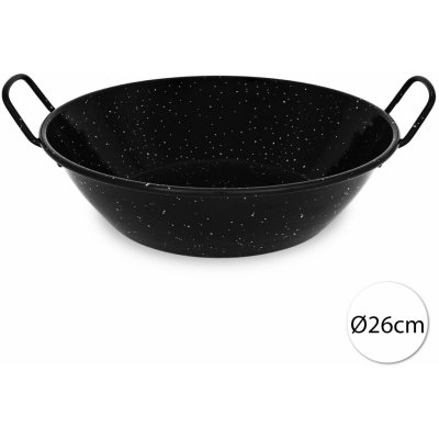 Garcima Smaltovaná hlboká panvica Paella WOK 26 cm