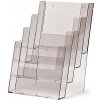 Jansen Display Stojanček na letáky A5 4 kapsy za sebou, 166 x 256 mm