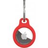 Fixed silky silikónové puzdro pre Apple AirTag, červené FIXSILD-756-RD