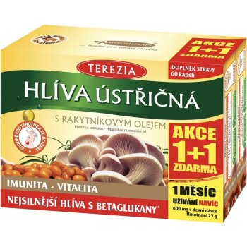 Terezia Company Hliva ustricová s rakytníkovým olejom 120 kapsúl