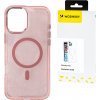 Trblietavý kryt Wozinsky s magnetickým uzáverom Mag Safe pre Samsung Galaxy S25 - ružový s trblietkami
