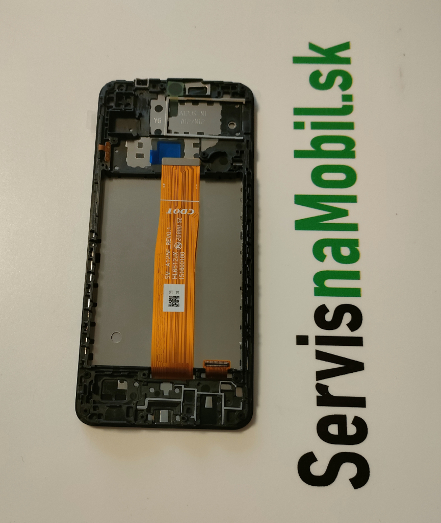 LCD Displej + Dotykové sklo + Rám Samsung Galaxy A12 A125F