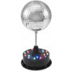 Eurolite 42109267 LED Disko guľa, sada s podstavcom, s LED osvetlením 13 cm; 42109267