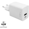 FIXED mini nabíječka 45W FIXC45M-CU-WH