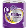 Toaletný papier Müller Med a Levanduľa 100% celulóza, 3 vrst., 8 ks