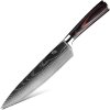 IZMAEL Kuchynský nôž Blade Chef/Čierna/Hnedá 20 cm