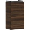 Hansgrohe Xelu Q Umývadlová skrinka, 63x34x27 cm, 1 dvierka, pánty vľavo, tmavý orech/matná biela 54014700-HG