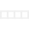 Rámček 4-násobný Nature matné sklo/biela SIMON55 (Simon)