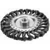 Extol Craft 17024 | Rotačná kefa priemer 100 mm, uchytenie M14, oceľový drôt splietaný 0,5 mm