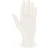 Rukavice latexové biele, nepúdrované M 100 ks