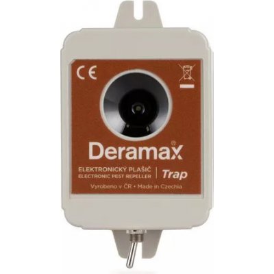Deramax-Trap - Ultrazvukový plašič (odpudzovač) divej zveri, mačiek a psov