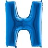 Nafukovací balónik písmeno H modré 102 cm - Grabo