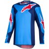 ALPINESTARS dres FLUID GRID modrá/červená 2026 - XL