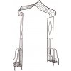 Pergola kov 173x51x260 cm 48244