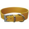 Bafpet Kožený obojok SETA 42cm/28mm žltá