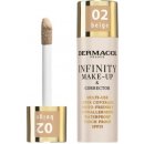 Dermacol Vysoko krycí make-up a korektor Infinity Multi-Use Super Coverage Waterproof Touch 02 Beige 20 g
