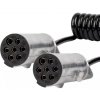 Špirálový kábel TIR 2x 7 PIN typ N 5m 24V AMIO-04379