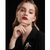 Swarovski e. luxusná, zlatá brošňa Phoenix Flame seb1108