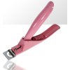 Allepaznokcie Gilotína na nechty kovová - ružová (Kliešte na tipy)