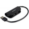 AXAGON HUE-X4B, 4x USB2.0 READY hub, černý HUE-X4B