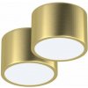 Stropné svetlo IMMAX NEO súprava 2x RONDATE Smart stropné svietidlo 15cm 12W zlaté Zigbee 3.0 +DO (07127L-BD)