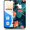 Picasee silikónový čierny obal pre Honor X7 - Monstera Color
