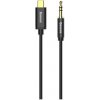 Baseus CAM01-01 USB type C M - Jack 3,5 mm M, 1,2m, černý